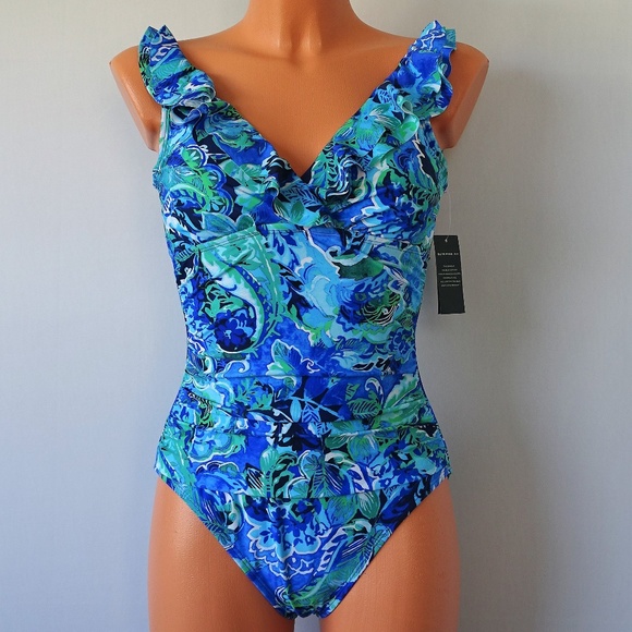 ralph lauren ruffle swimsuit